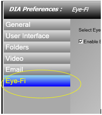 eye fi setup